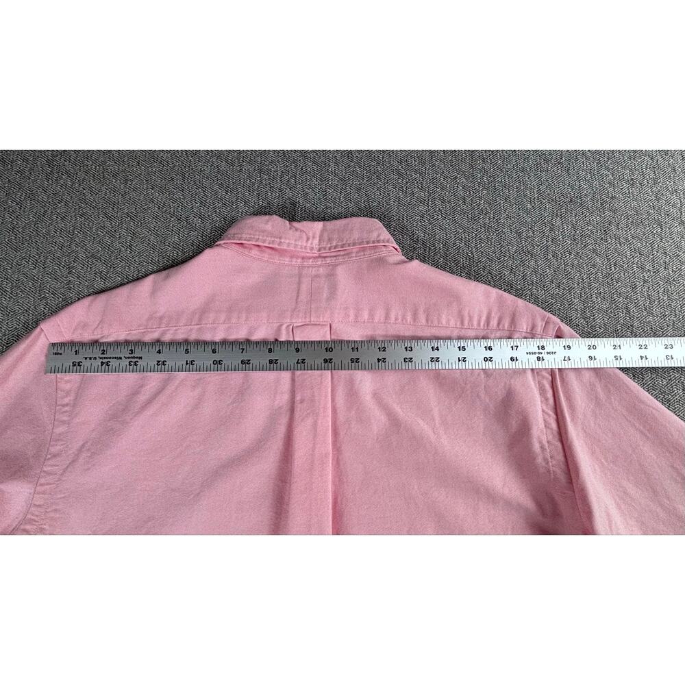 Polo Ralph Lauren Men's Sz LG Classic Button Down Polo Pink with Pony - Picture 11 of 14